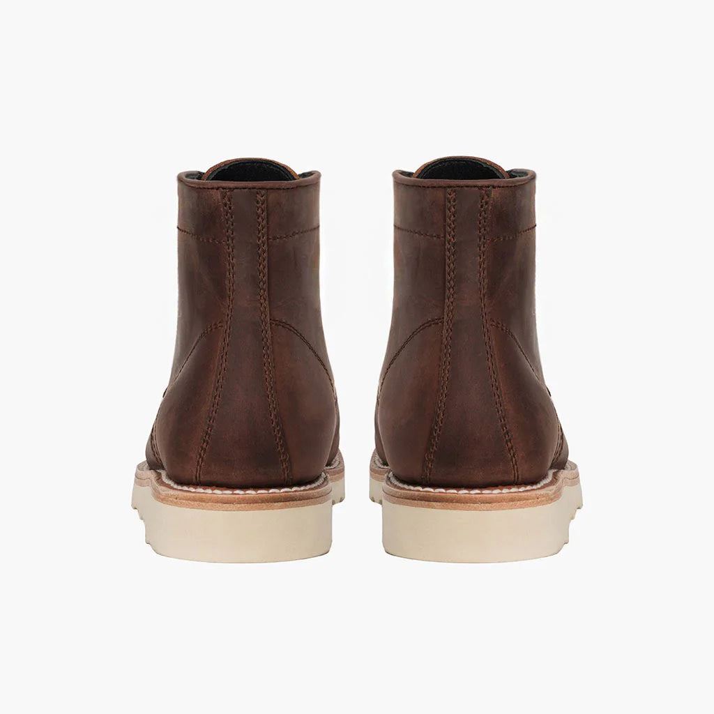 Moc Toe Boots cuir véritable