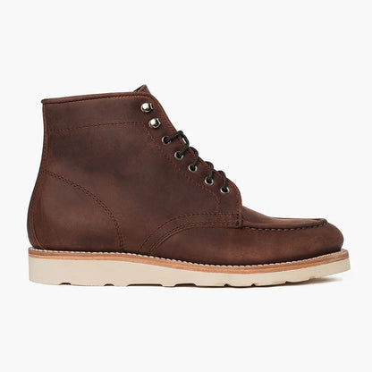 Moc Toe Boots cuir véritable