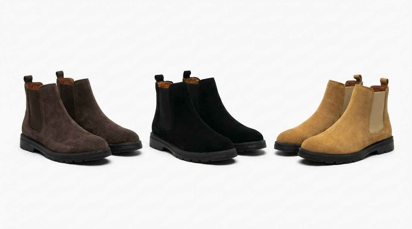 Boots en cuir véritable