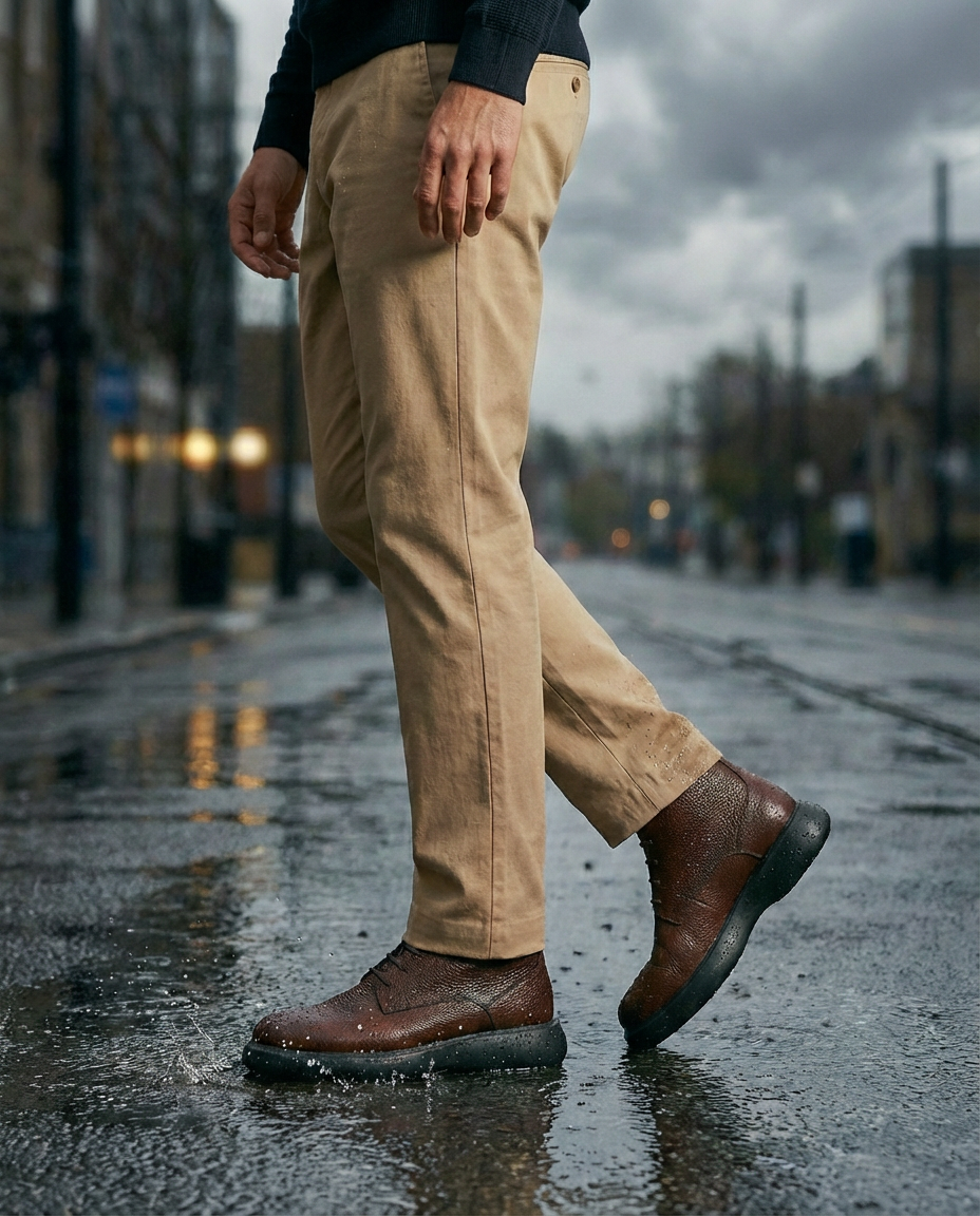 Boots en cuir veritable