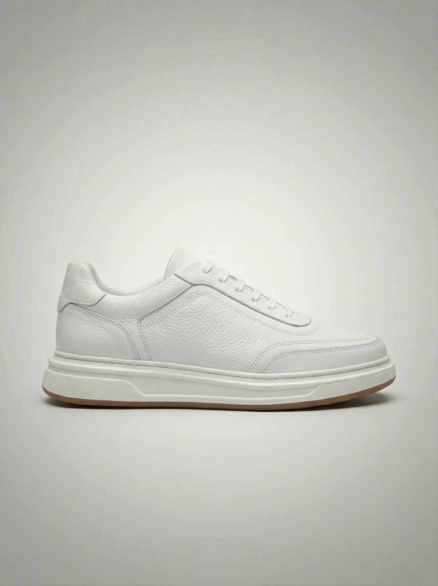 Baskets Haut de Gamme en Cuir Véritable